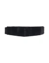 Manuel Ritz Man Belt Midnight Blue Size Onesize Polyester In Black