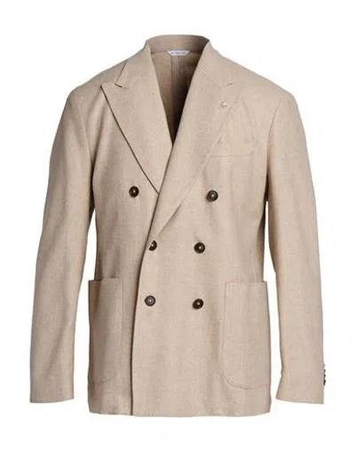 Manuel Ritz Man Blazer Beige Size 36 Virgin Wool, Viscose, Polyester, Elastane In Neutral
