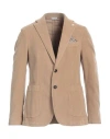 Manuel Ritz Man Blazer Beige Size 40 Cotton, Elastane