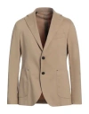 Manuel Ritz Man Blazer Beige Size 40 Cotton, Polyamide, Elastane