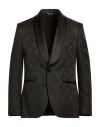 Manuel Ritz Man Blazer Black Size 40 Polyester, Viscose In Black