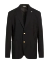 Manuel Ritz Man Blazer Black Size 44 Wool, Elastane