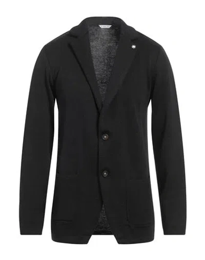 Manuel Ritz Man Blazer Black Size Xl Acrylic, Wool