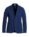 Manuel Ritz Man Blazer Blue Size 42 Cotton, Polyamide, Elastane