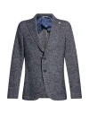 Manuel Ritz Man Blazer Blue Size 44 Cotton, Polyester, Acrylic, Wool In Blue