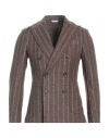 Manuel Ritz Man Blazer Brown Size 34 Acrylic, Virgin Wool, Polyester
