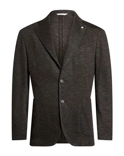 Manuel Ritz Man Blazer Brown Size 40 Viscose, Polyester, Elastane