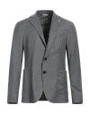 Manuel Ritz Man Blazer Grey Size 42 Virgin Wool, Elastane