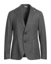 Manuel Ritz Man Blazer Grey Size 42 Virgin Wool, Elastane In Grey