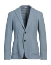 Manuel Ritz Man Blazer Light Blue Size 38 Virgin Wool, Polyester