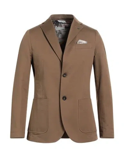 Manuel Ritz Suit Jackets In Beige