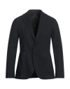 Manuel Ritz Man Blazer Midnight Blue Size 38 Cotton, Polyamide, Elastane