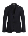 Manuel Ritz Man Blazer Midnight Blue Size 38 Wool, Elastane