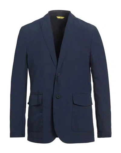 Manuel Ritz Man Blazer Midnight Blue Size 3xl Polyimide