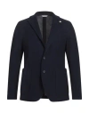 Manuel Ritz Man Blazer Midnight Blue Size 40 Cotton