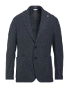 Manuel Ritz Man Blazer Midnight Blue Size 40 Polyester, Cotton In Multi