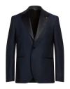 Manuel Ritz Man Blazer Midnight Blue Size 40 Polyester, Viscose, Elastane In Blue