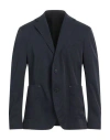 Manuel Ritz Man Blazer Midnight Blue Size 46 Polyamide, Elastane