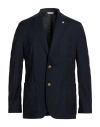 Manuel Ritz Man Blazer Midnight Blue Size 46 Wool, Elastane