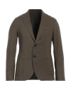 Manuel Ritz Man Blazer Military Green Size 38 Cotton, Polyamide, Elastane
