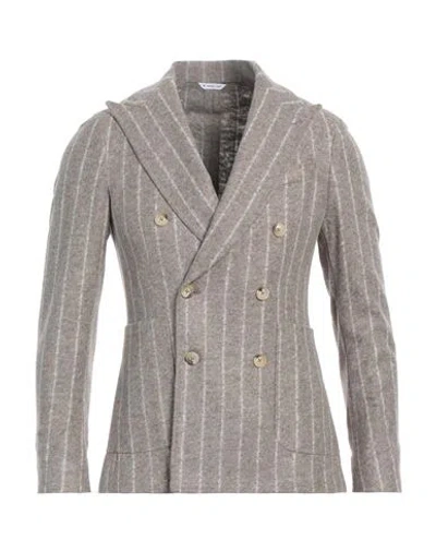 Manuel Ritz Man Blazer Sand Size 42 Acrylic, Virgin Wool, Polyester In Beige
