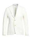 Manuel Ritz Man Blazer White Size 42 Lyocell, Cotton, Elastane In White