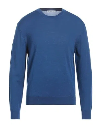 Manuel Ritz Man Cardigan Blue Size M Wool