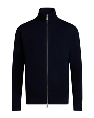 Manuel Ritz Man Cardigan Midnight Blue Size M Acrylic, Merino Wool, Polyamide