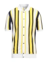 Manuel Ritz Man Cardigan Yellow Size Xl Cotton In Yellow