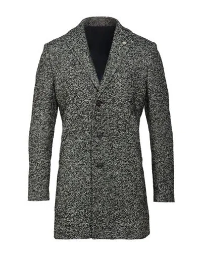 Manuel Ritz Man Coat Black Size 38 Wool, Polyamide, Acrylic, Polyester