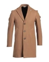 Manuel Ritz Man Coat Camel Size 36 Polyester, Acetate, Wool In Beige
