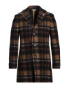 Manuel Ritz Man Coat Camel Size 44 Polyester, Wool In Beige