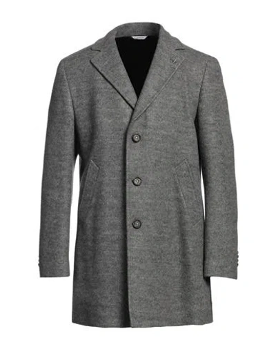 Manuel Ritz Man Coat Grey Size 44 Acrylic, Polyester, Wool