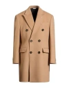 Manuel Ritz Man Coat Light Brown Size 42 Virgin Wool, Polyamide In Brown