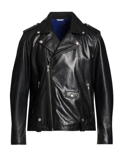 Manuel Ritz Man Jacket Black Size 46 Lambskin