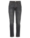 Manuel Ritz Man Jeans Black Size 30 Cotton, Elastane In Black