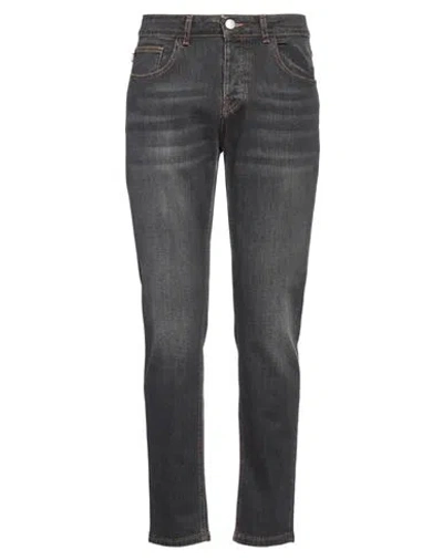 Manuel Ritz Man Jeans Black Size 30 Cotton, Elastane