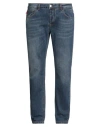 Manuel Ritz Man Jeans Blue Size 38 Cotton, Elastane In Blue