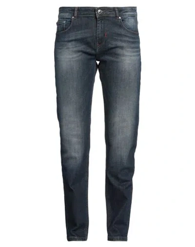Manuel Ritz Man Jeans Blue Size 40 Cotton, Elastane