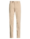 Manuel Ritz Man Pants Beige Size 30 Cotton, Elastane In Gold