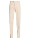 Manuel Ritz Man Pants Beige Size 30 Cotton, Elastane In Neutral