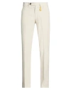 Manuel Ritz Man Pants Beige Size 30 Cotton, Elastane In Neutral
