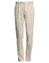 Manuel Ritz Man Pants Beige Size 30 Viscose, Polyamide, Elastane In Neutral