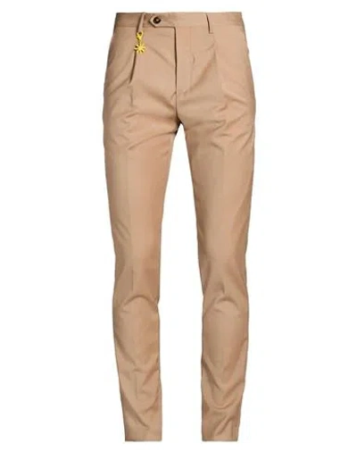 Manuel Ritz Man Pants Beige Size 30 Wool, Elastane In Neutral
