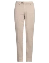 Manuel Ritz Man Pants Beige Size 38 Cotton, Elastane In Beige