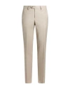 Manuel Ritz Man Pants Beige Size 36 Virgin Wool, Elastane In White