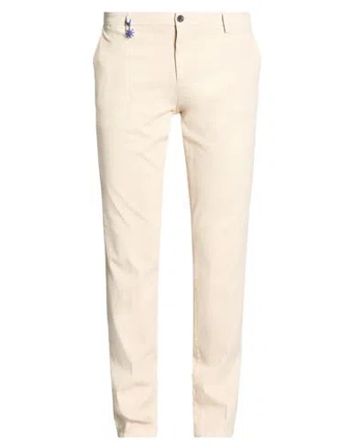 Manuel Ritz Man Pants Beige Size 38 Cotton, Lyocell, Elastane In Neutral