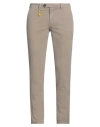 Manuel Ritz Man Pants Beige Size 42 Cotton, Elastane