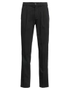 Manuel Ritz Man Pants Black Size 28 Cotton, Elastane