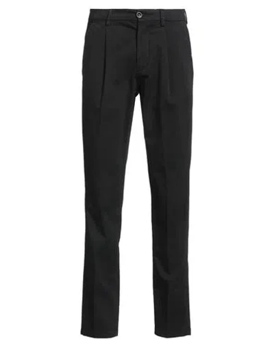 Manuel Ritz Man Pants Black Size 28 Cotton, Elastane